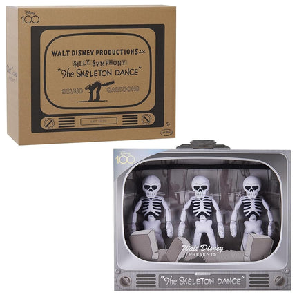 Disney100 Years of Wonder Walt Disney Presents Silly Symphonies Skeleton Dance Collectible Plush Stuffed Doll, Kids Toys for Ages 5 Up, Amazon Exclusive by Just Play