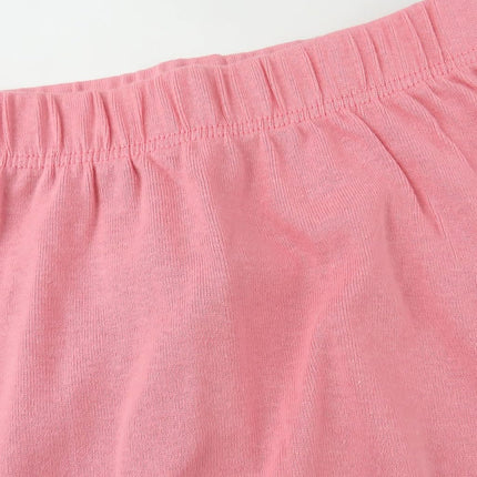 HonestBaby Baby 3-Pack Organic Cotton Footed Harem Pants, Strawberry Pink Floral, 6-9 Months (Pack of 3)