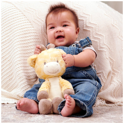Colección Lil' Luvs de Baby GUND, jirafa Bodi de peluche prémium para bebés, amarillo/marrón, 30 cm