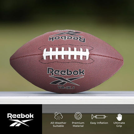 Reebok - VR-1K J Cushion Synthetic Football (Junior), élégant et léger, idéal pour le sport (Noyer, Taille 6)