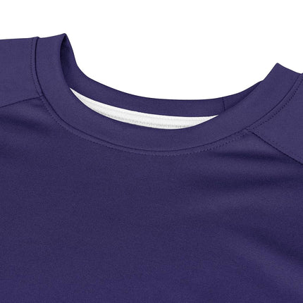 CHAMPRO Boys' Top Spin Lightweight Youth Baseball Jersey Purple,White