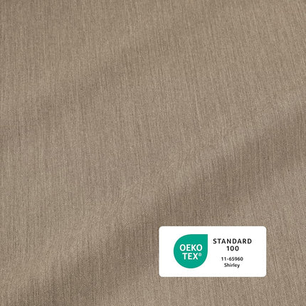 IZOD - Melange Performance Cotton Sheet Set, Durable & Long Lasting Fabric, Deep Pocket Sheets (300 TC, Full/Khaki)