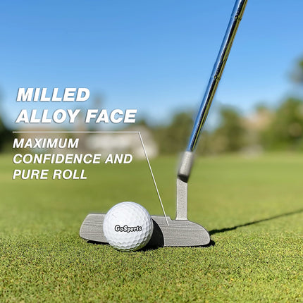 GoSports Classic Golf Putter - Tour Blade Design with Premium Grip and Milled Face - Right Handed 35 Inch