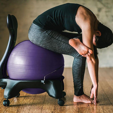 Gaiam Balance Ball Chair, Purple