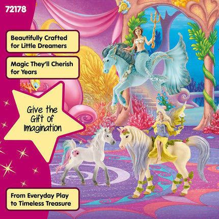Schleich Bayala - 7Pc Bayala Unicorn Starter Playset - Kids Ages 5+ | 72178