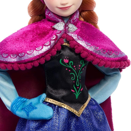 Mattel Frozen Anna & Elsa Doll Set - Disney Princess Collector Fashion Dolls Celebrating Disney 100 Years of Wonder, Inspired by the Movie