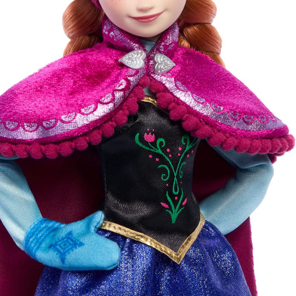 Mattel Frozen Anna & Elsa Doll Set - Disney Princess Collector Fashion Dolls Celebrating Disney 100 Years of Wonder, Inspired by the Movie