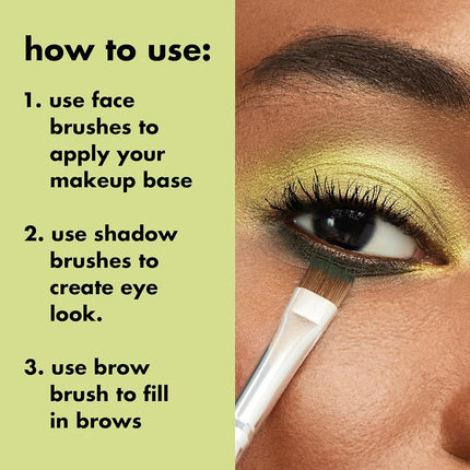e.l.f. Professional Set of 12 Makeup Brushes, Pro-Worthy Makeup Brushes for a Flawless Full-Face Application, Vegan & Cruelty-Free