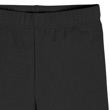 Gerber - Paquete de 3 pantalonetas de ciclismo para bebé, para niña, color negro, talla 4T