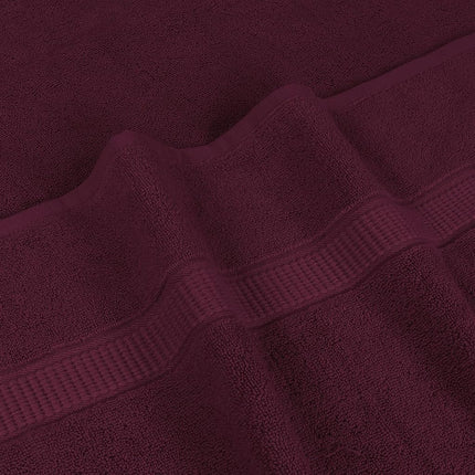 Utopia Towels - Luxurious Jumbo Bath Sheet (35 x 70 Inches, Biurgundy) - 600 GSM 100% Ring Spun Cotton Highly Absorbent and Quick Dry Extra Large Bath Towel - Super Soft Hotel Quality Towel (2-Pack)