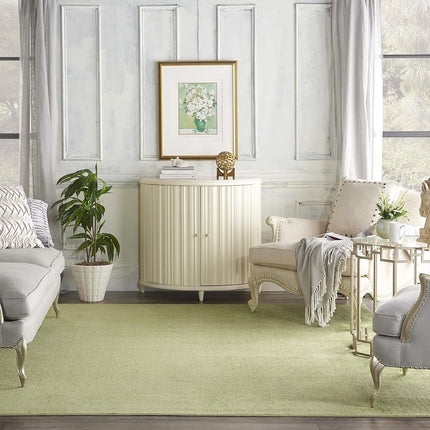 Nourison Essentials Solid Contemporary Green 7' X 10' Area Rug, 7' X 10'