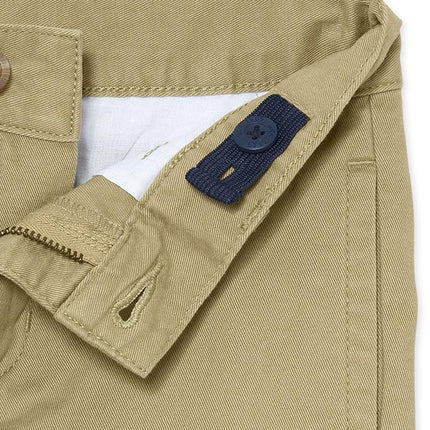 The Children's Place Boys' Stretch Chino Pants, Flax/New Navy/Black 3-Pack, 18