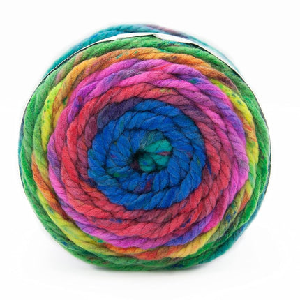 Lion Brand Yarn Mandala Thick & Quick Multicolor Bulky Yarn for Knitting, Crochet, and Crafts, Swirl, 1 Pack