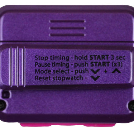 Gymboss Interval Timer and Stopwatch - VIOLET / PINK METALLIC GLOSS