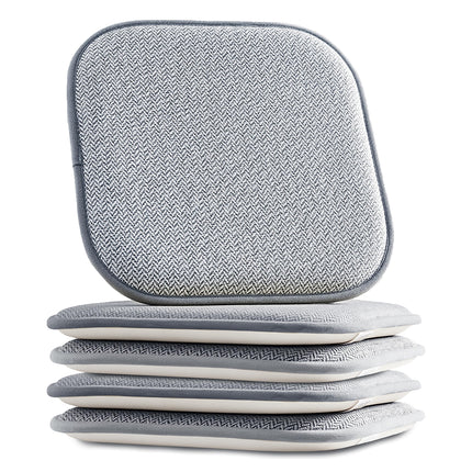 Elegant Comfort 4 Pack Chair Cushion Covers - Skid