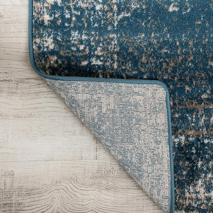 Unique Loom 3141402 Area Rug, 2' x 10', Blue