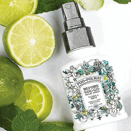 Poo-Pourri Before-You-Go Toilet Spray, Vanilla Mint, 2 Fl Oz - Vanilla, Mint and Citrus
