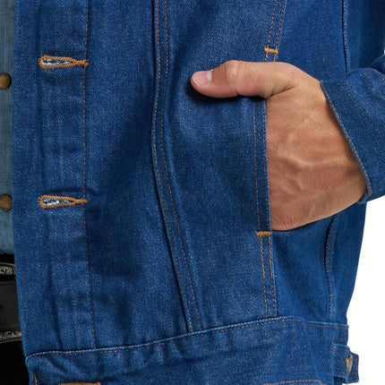 Wrangler Men's Cowboy Cut Western Unlined Denim Jacket Outerwear, XL
