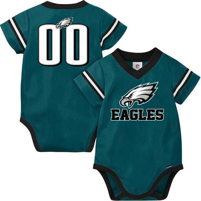 NFL Philadelphia Eagles Team Jersey Bodysuit, gree