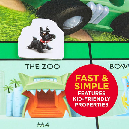 Monopoly Junior Board Game, 4 players, Ages 5 and up (Amazon Exclusive)