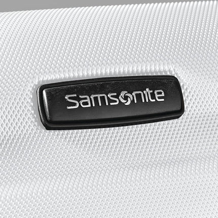 Samsonite Omni Pc Hardside Expandable Luggage, White, Carry-On 20-Inch, Omni Pc Hardside Expandable Luggage with Spinner Wheels