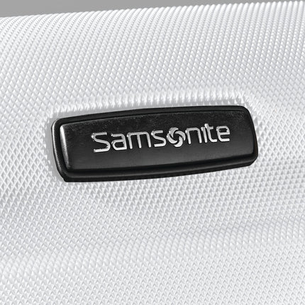 Samsonite Omni Pc Hardside Expandable Luggage, White, Carry-On 20-Inch, Omni Pc Hardside Expandable Luggage with Spinner Wheels