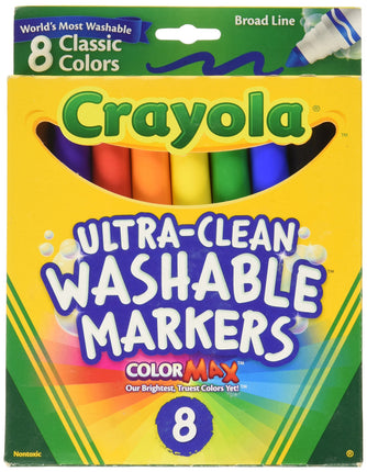 Crayola Broad Point Washable Markers - Pack of 5