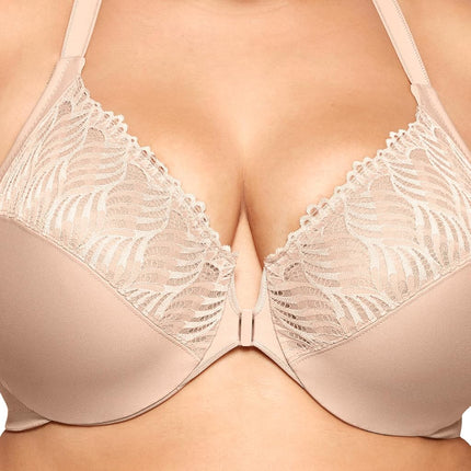 Glamorise Front-Closure T-Back Wonderwire Underwire Bra 1246 (Women's & Women's Plus)