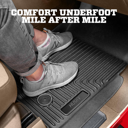 Husky Liners 98831 Fits 2011-18 Volkswagen Jetta SEL Sedan Weatherbeater Front & 2nd Seat Floor Mats, Black