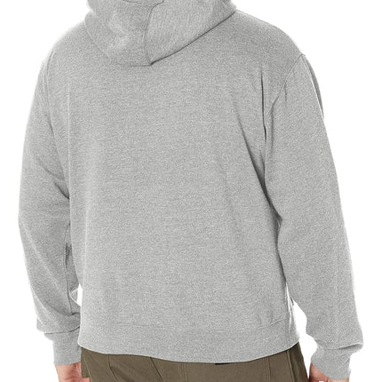 Dickies, Men's, MIDWEIGHT PULLOVER FLEECE HOODIE REGULAR, HEATHER GREY, XL