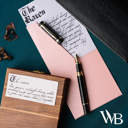 Wordsworth & Black Primori Luxury Fountain Pen Set for Writing, Medium Nib