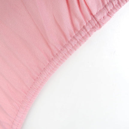 HonestBaby Organic Cotton Fitted Bassinet Sheet, Pink, One Size