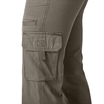 Dickies Women's Relaxed Cargo Pant, Rinsed Grape Leaf Green, 12