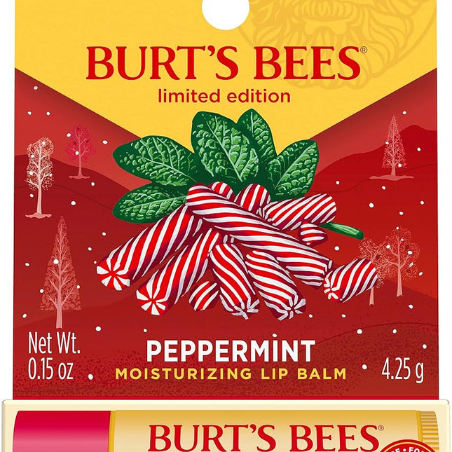 Burt's Bees Peppermint Lip Balm Blister - 0.15oz Lip Balm