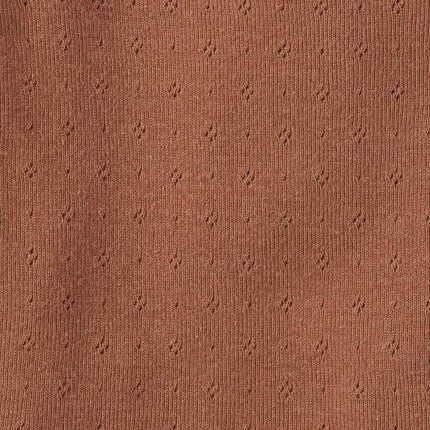 The Children's Place Girls' Basic Long Sleeve V-Neck Knit Shirts, Pecan Pie, XX-Large