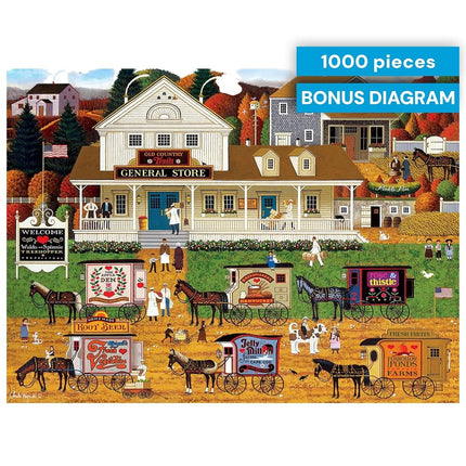Buffalo Games - Silver Select - Charles Wysocki - Storin' Up - 1000 Piece Jigsaw Puzzle for Adults Challenging Puzzle Perfect for Game Nights