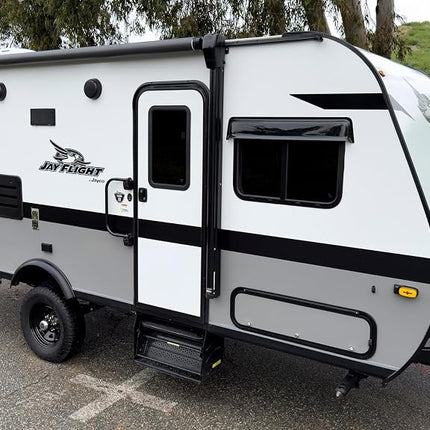 Déflecteur de pluie et pare-soleil RainBlade pour fenêtre de camping-car (convient aux fenêtres de 50 à 63,5 cm de large)
