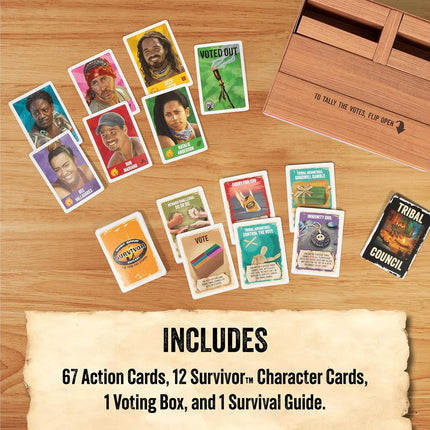 Exploding Kittens: Survivor The Tribe Has Spoken, 3-6 Players, Ages 8+