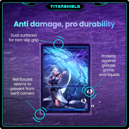TitanShield Transparent Card Sleeves (3-Pack) - Fits Pokemon, Board Games