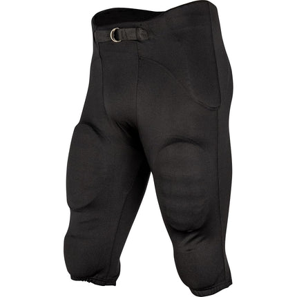 Champro Mens with Pads Safety Integrated Football Polyester Practice Pant, Black, XX-Large US