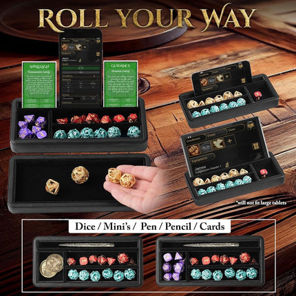 Soar Forge Sanctum Dice Box - Premium Case & Tray for DND