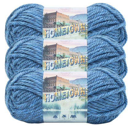 Lion Brand Yarn 135-237-3 Yarn, 3-Pack, Sleepy Hol