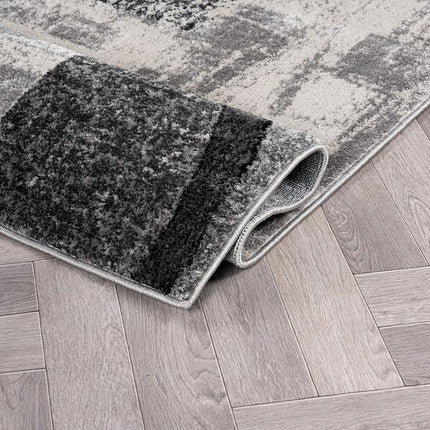 Rugshop Contemporary Circle Design Runner Rug, Non-Shedding Carpet for Hallway, Kitchen, or Entryway, Cream, 2' x 7'2"