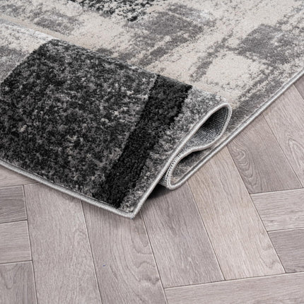 Rugshop Contemporary Circle Design Runner Rug, Non-Shedding Carpet for Hallway, Kitchen, or Entryway, Cream, 2' x 7'2"