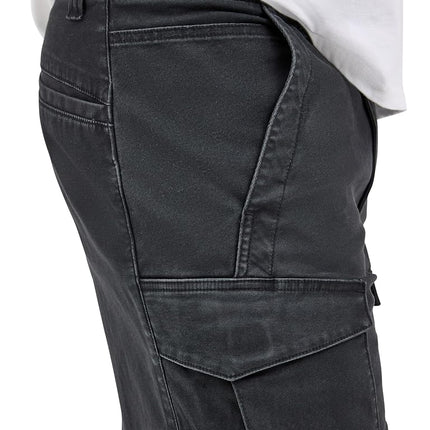 Wrangler Authentics Men's Comfort Flex Waist Cargo Short, Caviar, 32