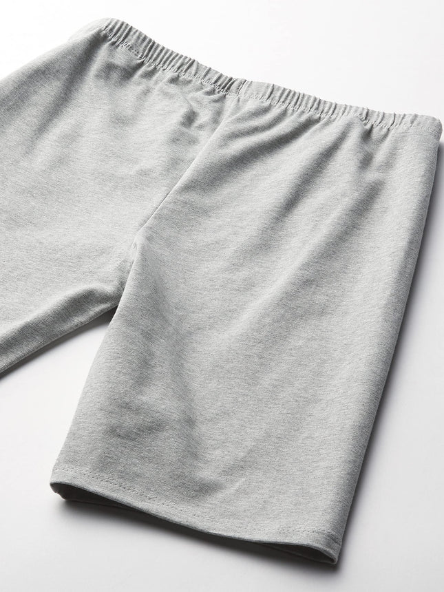 The Children's Place Girls Mix and Match Bike Shorts, Heather Gray 3 Pack, Small