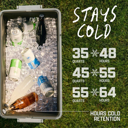 Coleman Snap 'N Go 45QT Collapsible Cooler | Insulated Hard Coolerbox | 42 L Capacity | Keeps Ice for 2 Days | Removable Inner Liner | Ideal for Picnic, Camping and Travel