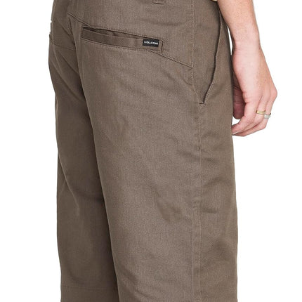 Volcom Men's Vmonty Stretch Chino Short, Mushroom, 30