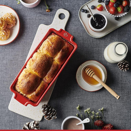Peugeot - Ceramic Loaf Pan - 31 cm - Dishwasher Safe - Ultra-Smooth Anti-Abrasion Surface - 10 Year Guarantee - Made in France - Ecru Colour