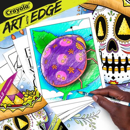 Crayola Sugar Skulls Coloring Book, Volume 3, Teen Coloring, 32 Pages